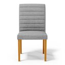 Ver imagem 6 de Kit 4 Cadeiras de Sala de Jantar Estofadas Veiga Madeira Maciça Linho Cinza G78 - Gran Belo Cadeira