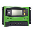 Ver imagem 2 de Controlador de Carga Solar 40a Pwm Kp-sc40a 12v/24v - Knup