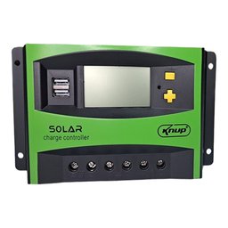 Controlador de Carga Solar 40a Pwm Kp-sc40a 12v/24v - Knup - 2