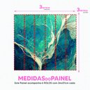 Ver imagem 5 de Papel de Parede Painel 3D Mármore Branco Azul Claro 3M Revestimento Auto Colante Brilho Marmorizado