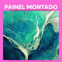 Ver imagem 3 de Papel de Parede Painel 3D Mármore Branco Azul Claro 3M Revestimento Auto Colante Brilho Marmorizado