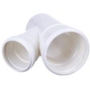 Ver imagem 3 de Junção Em Y Simples De Água Esgoto PVC Branco 45° Graus De 4 X 3” Polegadas 100 mm X 75 mm