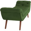 Ver imagem 5 de Puff Recamier Decorativo com Tachas 140 Cm Santorini Couríssimo Verde - Lyam Decor