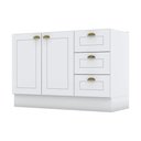 Ver imagem 1 de Balcão Modulado de Pia 120cm 2 Portas 3 Gavetas Emily Henn (sem Tampo)