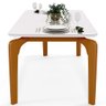 Mesa de Jantar Capri 160cm Off White Nature com 6 Cadeiras Melina B05 Linho Cinza - Lyam Decor - 3