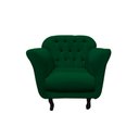 Ver imagem 4 de Kit 2 Poltronas Decorativa Dália Bouclé Verde