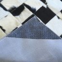 Ver imagem 3 de Tapete de Couro Preto Branco Malhado 1,00x1,50 S/B Peça 10