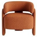 Ver imagem 1 de Poltrona Decorativa Lume Pes Madeira Linho Color Trend Tca 303 Moll
