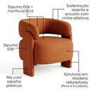 Ver imagem 4 de Poltrona Decorativa Lume Pes Madeira Linho Color Trend Tca 303 Moll