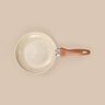Frigideira Antiaderente 18cm de Ceramica e Aluminio Bege - Oikos - 3