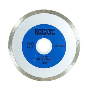 Disco Diamantado COMBAT Rocast 110x20mm x Liso x Cerâmicos e Esmaltados x Seco