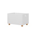 Ver imagem 3 de Caixa Organizadora de Brinquedos Premium de Madeira Branca Montessoriana