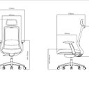 Ver imagem 3 de Cadeira Escritório Presidente Bella Ghb