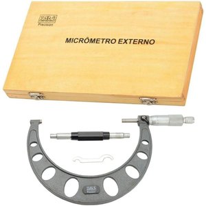 Micrômetro Externo - Cap. 175-200mm - Arco em Ferro Fundido - 02,0009 - Zaas