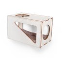 Ver imagem 4 de Toca de Parede para Gatos Frédy Frente Triângulo A 44cm x C 70cm x P 38cm