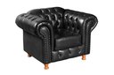 Ver imagem 5 de Conjunto de Sofá 4 Lugares e 1 Poltrona Chesterfield Luís Xv Preto