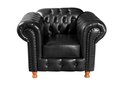 Ver imagem 6 de Conjunto de Sofá 4 Lugares e 1 Poltrona Chesterfield Luís Xv Preto