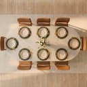 Ver imagem 2 de Conjunto Sala de Jantar 1 Mesa Oval Tali 210cm 8 Cadeiras Miriti CabeCasa MadeiraOriginals
