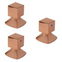 Ver imagem 1 de Kit 3 Acabamentos para Registro C46 Água Quente/fria Ro7246 Ducon Metais