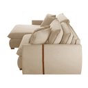 Ver mais imagens de Sofá Cama 3 Lugares Retrátil Reclinável 230cm Linho com Molas Ensacadas Apolo Yescasa