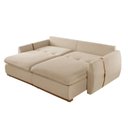 Ver imagem 6 de Sofá Cama 3 Lugares Retrátil Reclinável 230cm Linho com Molas Ensacadas Apolo Yescasa