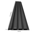 Ver imagem 3 de Painel Ripado de PVC Barra de 2,70MX15CM (0,40m²) Bariri
