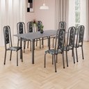 Preto Floral/Mart Prata