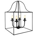Ver imagem 3 de Lustre Rustico Para Área Gourmet Preto Artesanal Decorativo Libertas Rosas Artesanato Quadrado