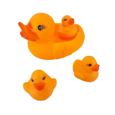 Família Pato de Borracha Hora do Banho Patinhos Faz Barulho