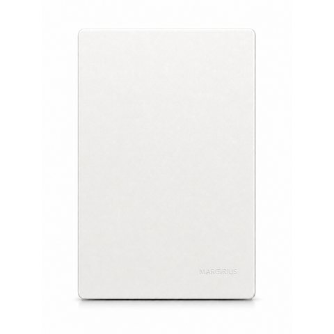 Placa Cega+Suporte 4x2 Infiniti Plus Branco Siena Margirius Cor:Branco Siena