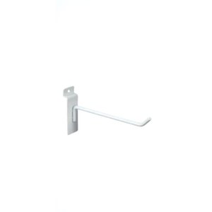 30 Ganchos de 10cm Branco para Painel Canelado