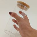 Ver imagem 4 de Pote Hermético de Borossilicato 400ml Transparente 15x6x6cm Mantimentos Cozinha