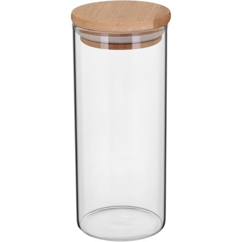 Pote Hermético de Borossilicato 400ml Transparente 15x6x6cm Mantimentos Cozinha