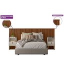 Ver imagem 7 de Cabeceira em Ripado Queen Size com Frame Laranjeiras Linea Brasil - freijó