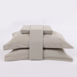 Jogo De Cama Queen 4pçs 100% Algodão Essential 200 Fios Niazi - 1