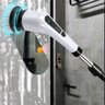 Escova de Limpeza Eletrica sem Fio 25w Bateria Recarregavel Limpeza Esfregao Giratorio - 4