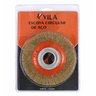 Escova Aço Circular Latao 6"x3/4" Com Aneis De Reduçao Vila - Unico - 3