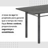 Conjunto de Mesa Retangular 180x75cm Tampo Ardósia Indiana 8 Cadeiras Lavínea - 11