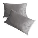 Ver imagem 1 de Conjunto Porta Travesseiro em Veludo Liso Várias Cores Cor:cinza Claro