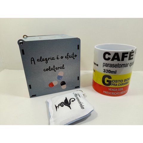 Kit Presente Personalizado Risotril & Café para Farmaceuticos