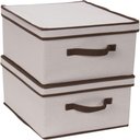 Ver imagem 4 de Caixa Grande Organizadora Multiuso Porta Documentos Fotos Roupas Brinquedos Closet Armario