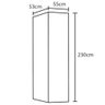 Armário Modulado 1 Porta com Espelho Irlanda Amêndola para Quarto - Demóbile - 4