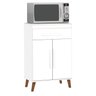 Balcão Microondas Multiuso Cozinha Ipanema Branco - 1
