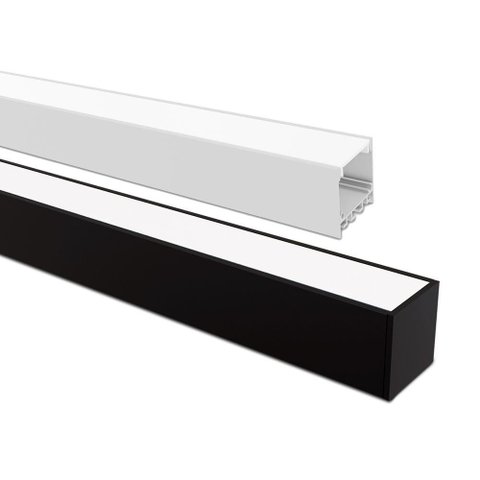 Perfil de Sobrepor Taschibra para Fita de Led Spire 35 Branco com 3 Metros