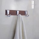 Ver imagem 2 de Kit com 3 Cabides de Parede 3 Ganchos Premium Pr4270 Ducon Metais