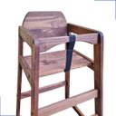 Ver imagem 4 de Kit 2 Cadeiras Refeição Alimentação Infantil Criança Restaurante Madeira Maciça Pinus Bebe Papa Baby