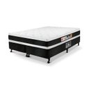 Ver imagem 3 de Cama Box King Castor Black e White Air Double Face D45 193x203x54 + Box Castor