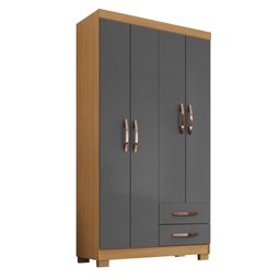 Guarda-Roupa Solteiro 4 Portas 2 Gavetas Itapema - 13