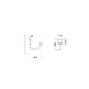 Ver imagem 3 de Kit com 3 Cabides de Parede Classic Cl3190 Ducon Metais