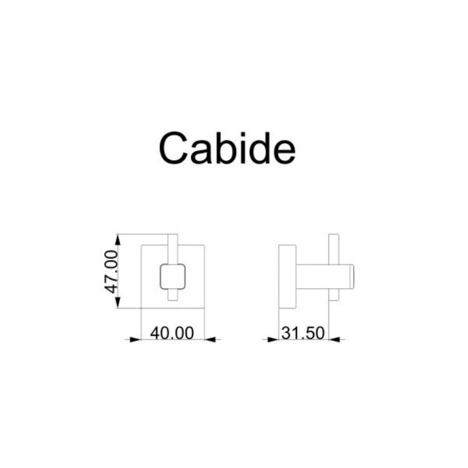 Kit com 3 Cabides de Parede Inox Square Sq12160 Ducon Metais - 3